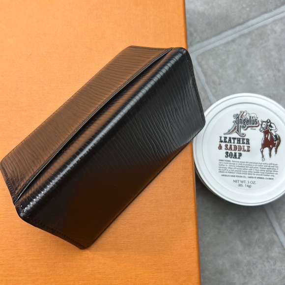 Auth. LV Louis Vuitton black unisex Mini Wallet card holder compact Epi leather - Picture 6 of 17